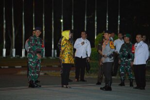 Pangdam II Sriwijaya Dan Kapolda Sumsel Monitoring Persiapan Pengamanan Kedatangan Presiden 