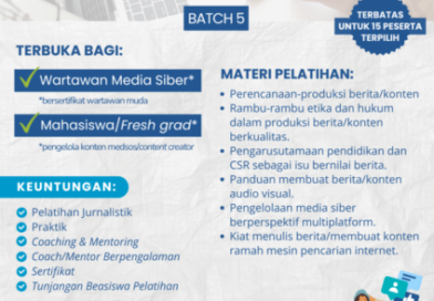 GWPP Gelar Journalism Fellowship on CSR 2025, Perluas Pelatihan Jurnalistik