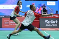 Ganda campuran Indonesia Rehan Naufal Kusharjanto/Gloria Emanuelle Widjaja. (PBSI)