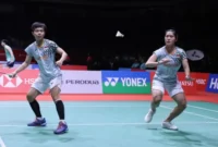 Lanny Tria Mayasari dan Siti Fadia Silva Rahmadhanti mencetak kemengan bersejarah di Malaysia Masters.(PBSI)