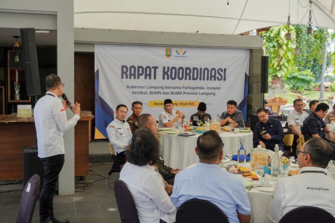 Hilangkan Sekat, Bangun Lampung Bersama, Gubernur Tegaskan Pentingnya Sinergi Lintas Sektor
