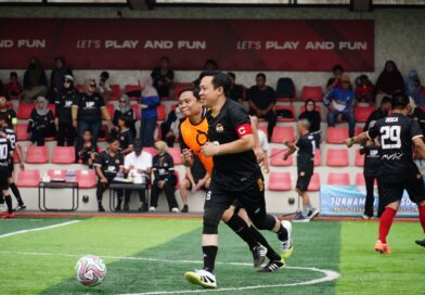 Sekdaprov Lampung Buka Turnamen Mini Soccer IJP dan Resmikan IJP Football Club