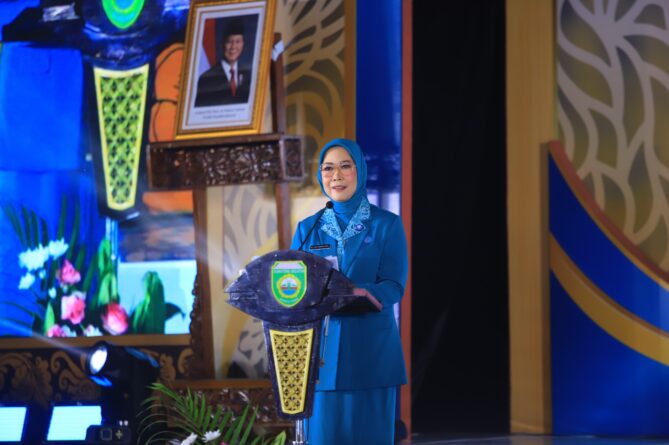 Feby Deru Perkuat Program PKK Menuju Indonesia Emas 2045, Gubernur Herman Deru Tekankan Efektivitas dan Efisiensi Tanpa Kurangi Kualitas