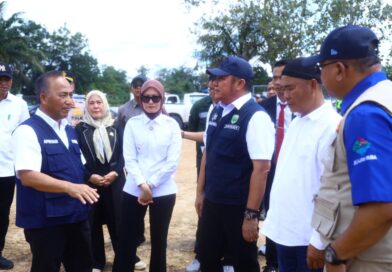 Gubernur Herman Deru Resmikan Pembangunan Kembali Jembatan Air Lawai B, Target Rampung 180 Hari