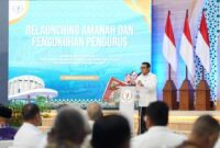 Menteri Ekonomi Kreatif, Teuku Riefky Harsya,
Memberi sambutan dalam acara Relaunching Gedung Aneuk Muda Aceh Unggul Hebat (AMANAH) Creative Hub, Aceh Besar, Kamis (23/4/2026).