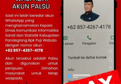 Diduga Ada Penipuan Mengatasnamakan Pejabat yang Baru Dilantik