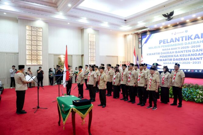 Gubernur Andra Soni: Pramuka Harus Jadi Gerakan Tulus dan Ikhlas untuk Bangun Banten