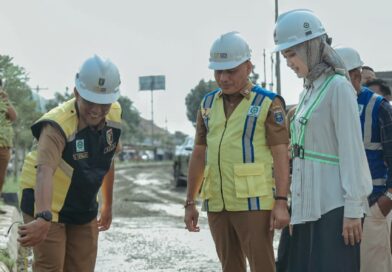 Wagub Lampung Jihan Nurlela Groundbreaking Pembangunan Jalan Pattimura Kota Metro
