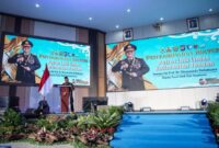 NARA SUMBER-Komjen Pol Prof Dr Cryshnanda DL M.Si, sebagai nara sumber acara Rapat Kerja Forum Lalu Lintas Angkutan Jalan Tingkat Daerah Kalteng tahun 2026. (Foto Ist).