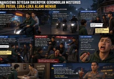 Mahasiswa di Sleman Jadi Korban Pengeroyokan Brutal Saat Pulang Dini Hari