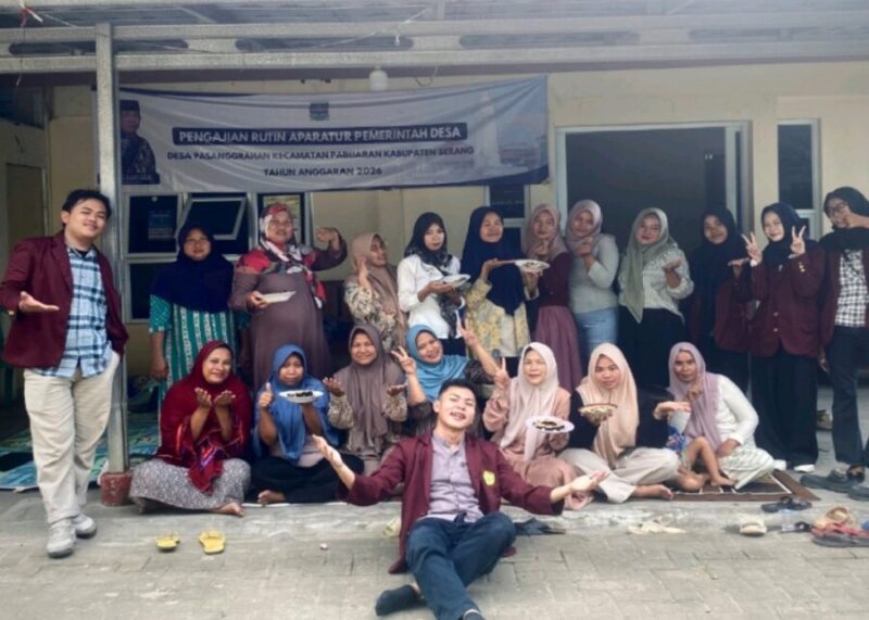 Mahasiswa Universitas Sultan Ageng Tirtayasa (Untirta) Kelompok 2 usai menggelar workshop di Pasanggrahan. (Dok Untirta)