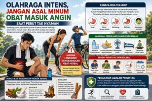 Perut Tak Nyaman Usai Olahraga, Jangan Asal Minum Obat Masuk Angin