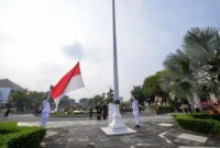 upacara bendera HUT ke-81 Republik Indonesia di UMY