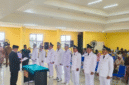 Camat Cikarang Utara Enop Can melantik 8 Penjabat (Pj) Kepala Desa untuk mengisi masa transisi pemerintahan desa setelah berakhirnya masa jabatan kepala desa definitif di Aula Kecamatan Cikarang Utara pada Selasa (29/9/2026).