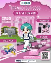 Fakultas Farmasi UGM Gelar Fun Run Farmasi Cup 2026, Hadirkan Kategori 3K dan 5K