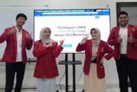Tim PKM-KC UMY yang mengembangkan platform Synergi untuk membantu UMKM