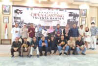 Rodhsow Open Casting Talenta Banten di buka oleh Kepala Dinas Pariwisata kab pandeglang