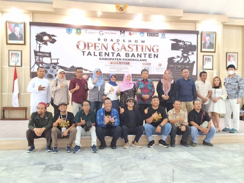 Rodhsow Open Casting Talenta Banten di buka oleh Kepala Dinas Pariwisata kab pandeglang