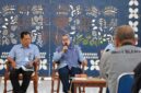 Narasumber menjelaskan rangkaian kegiatan SCW 2026, termasuk Sleman Kite Festival, Bedog Arts Festival, Pesta Boneka, dan Sinergi Sinema Sleman kepada wartawan yang hadir.