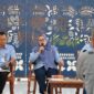 Narasumber menjelaskan rangkaian kegiatan SCW 2026, termasuk Sleman Kite Festival, Bedog Arts Festival, Pesta Boneka, dan Sinergi Sinema Sleman kepada wartawan yang hadir.