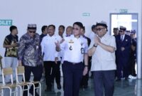Wamenaker tiba di Akademi Penerbangan Indonesia (API) Banyuwangi untuk meninjau pelaksanaan Program Magang Nasional