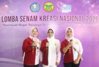 Ketua TP PKK Provinsi Banten menghadiri Pembukaan Lomba Senam Kreasi Nasional 2026 di GOR Soemantri Brodjonegoro, Jakarta