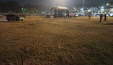 Kondisi Rumput Stadion setelah acara konser