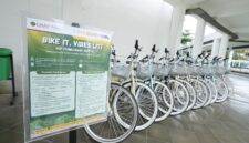 Foto fasilitas sepeda yang disediakan oleh UMY untuk civitas academica UMY