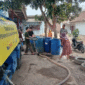 AIR BERSIH : Penanganan kekeringan di Kabupaten Bekasi terus diperkuat Pemerintah Kabupaten Bekasi melalui Badan Penanggulangan Bencana Daerah (BPBD). Hingga Selasa (6/10/2026) pukul 22.00 WIB, total distribusi air untuk masyarakat terdampak telah mencapai 15.409.275 liter.