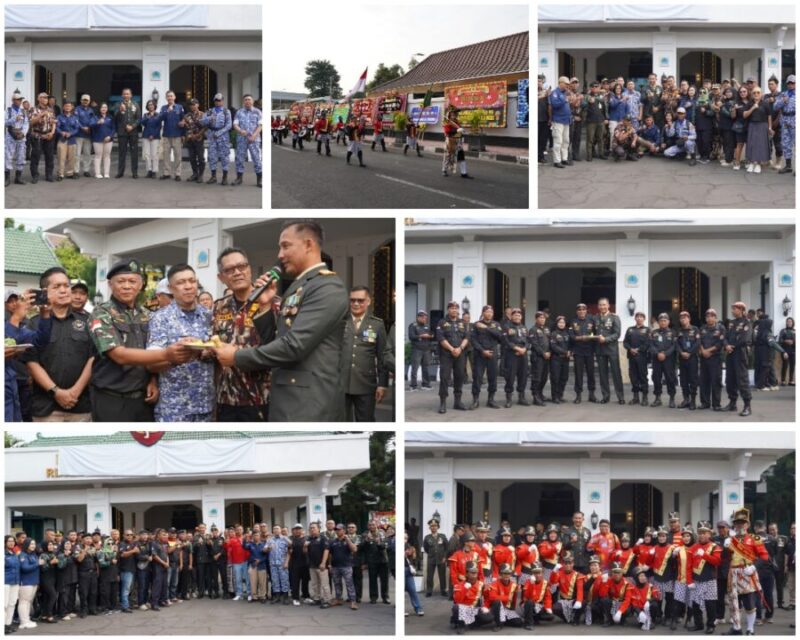 Berbagai ormas, komunitas, hingga pelaku usaha Yogyakarta mendatangi Makorem 072/Pamungkas untuk menyampaikan ucapan selamat HUT ke-81 TNI secara langsung