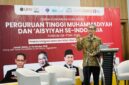 Foto Ketua Majelis Diktilitbang PP Muhammadiyah, Prof. Dr. Bambang Setiaji, M.Si. dalam sambutan hari pertama pelaksanaan FORKOM GB PTMA 2026 di UMY