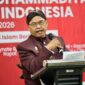  Ketua Panitia Forkom GB-PTMA 2026, Prof. Dr. Sidik Jatmika, M.Si., menyampaikan sambutan dan gagasannya mengenai 