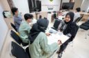 proses cek kesehatan gratis yang diselenggarakan oleh UMY dan UPTD Puskesmas 1 kepada civitas UMY