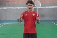 Muhammad Abrar Alvandri, juara 1 Bulu tangkis putra MA Al Khairiyah.