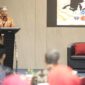 Foto Dekan FH UMY, Prof. Iwan Satriawan memberikan sambutan dalam Munas Dekan FH PTMA di Student Dormitory UMY